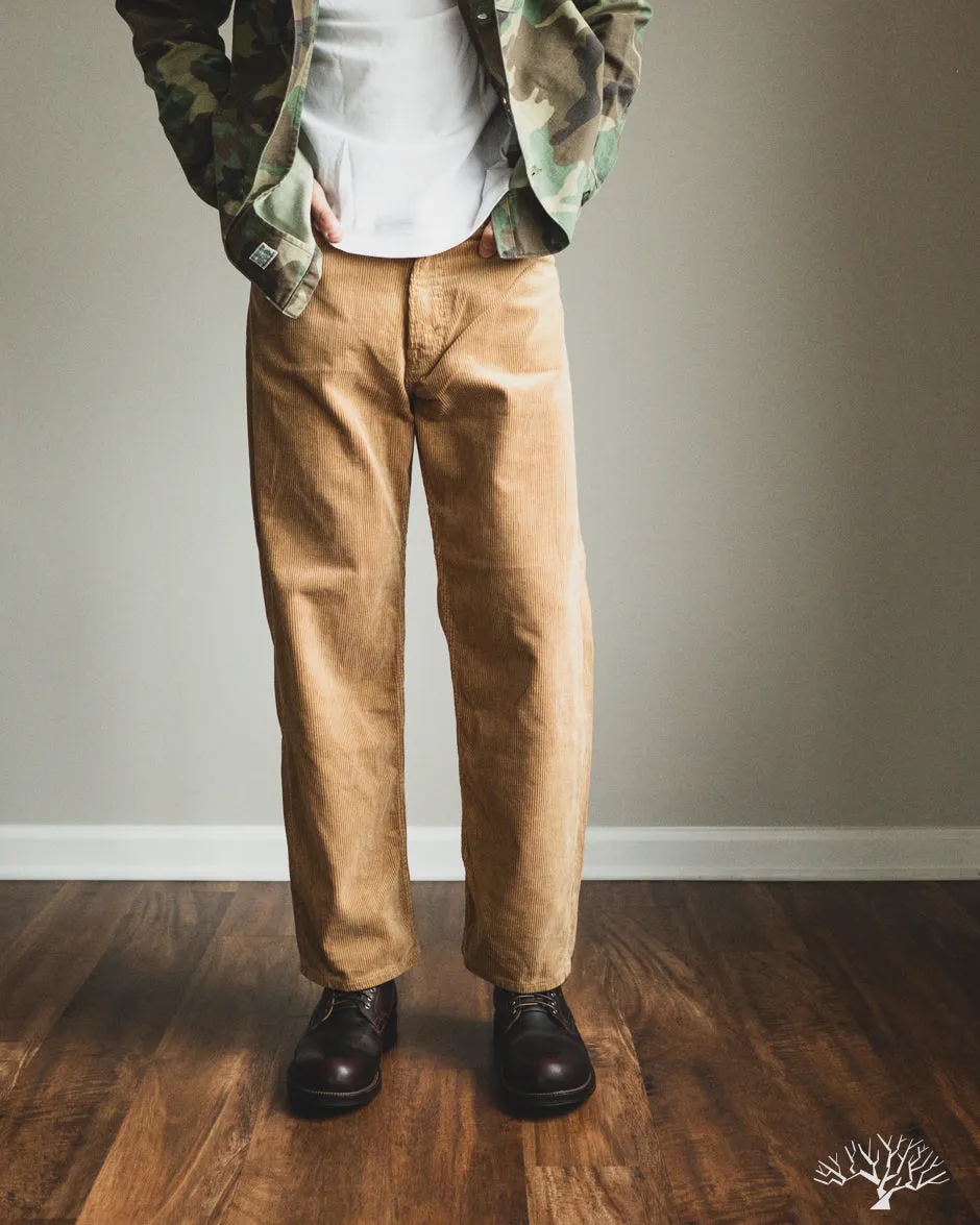 101 Dad's Fit Corduroy Pants - Beige