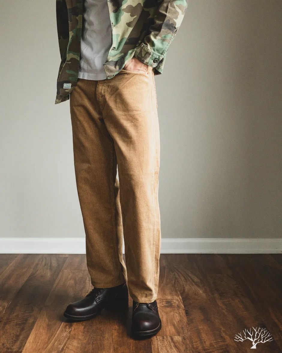 101 Dad's Fit Corduroy Pants - Beige