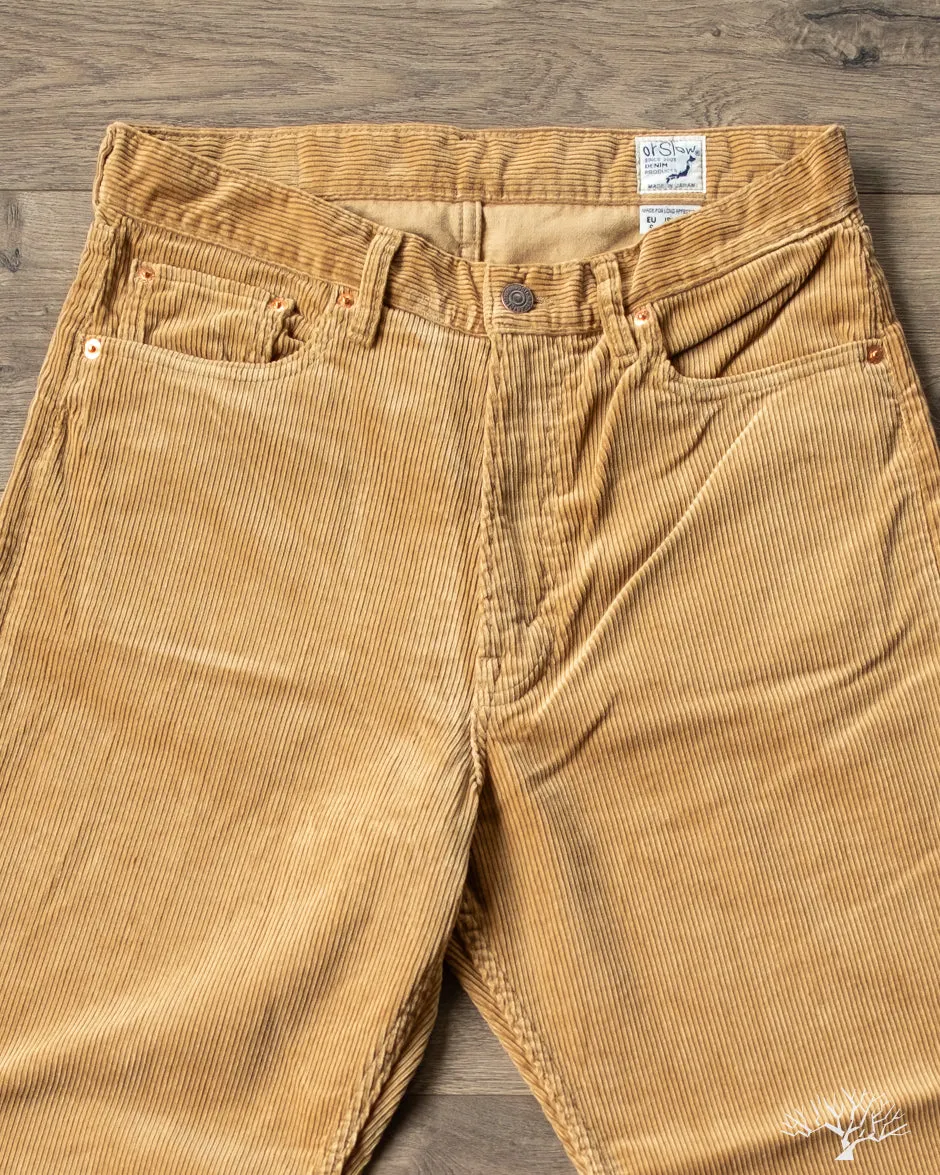 101 Dad's Fit Corduroy Pants - Beige