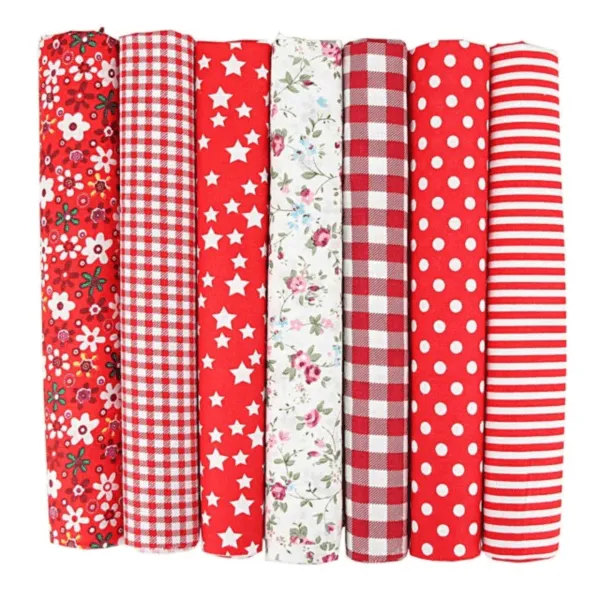 7 Pcs Fabric Bundle (25 x 25 cm)