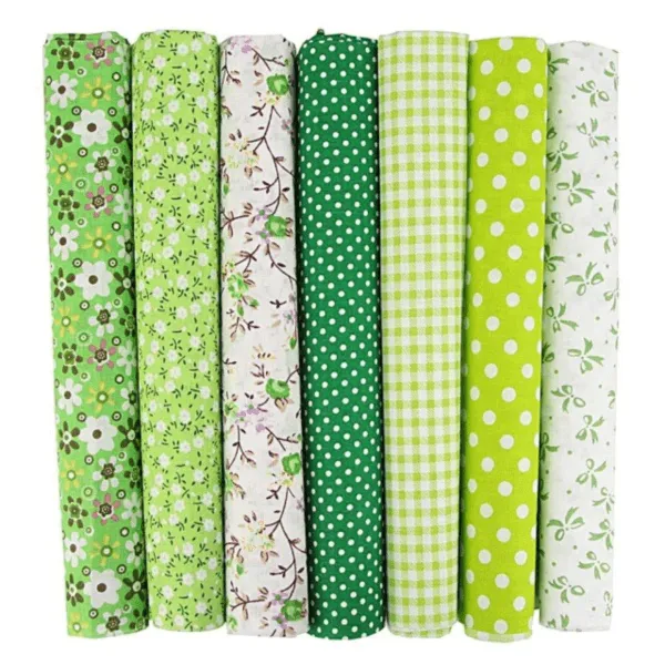 7 Pcs Fabric Bundle (25 x 25 cm)