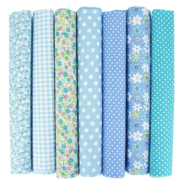 7 Pcs Fabric Bundle (25 x 25 cm)