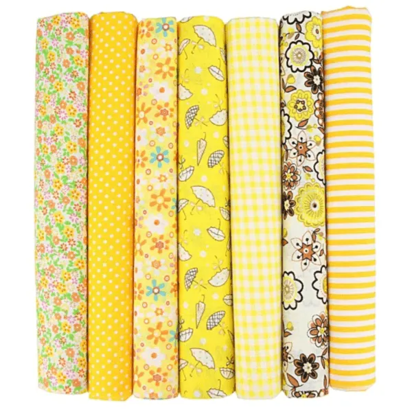 7 Pcs Fabric Bundle (25 x 25 cm)