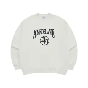 acme de la vie  |Long Sleeves Cotton Logo Sweatshirts