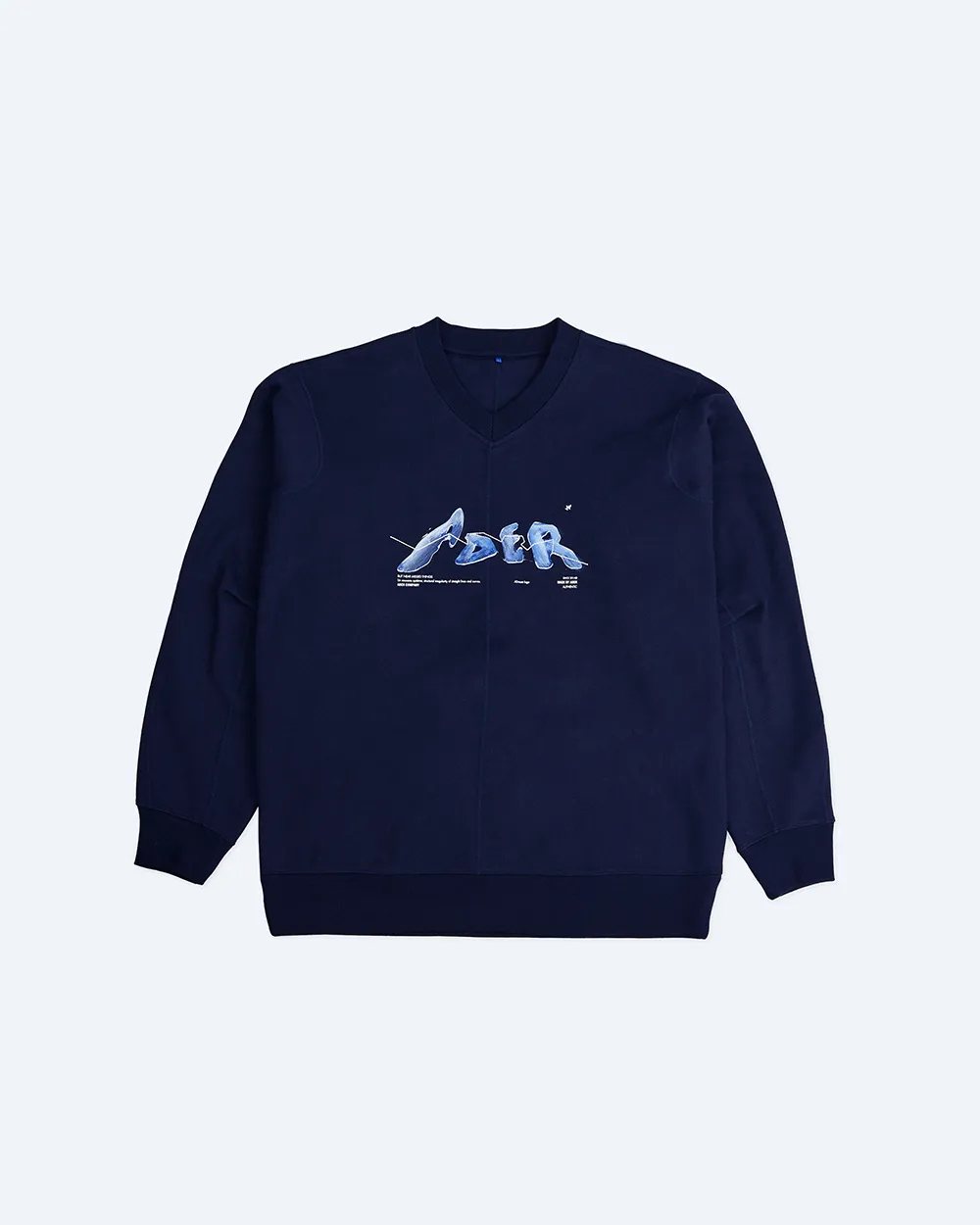 ADERERROR  |Unisex Street Style Long Sleeves Logo Sweatshirts