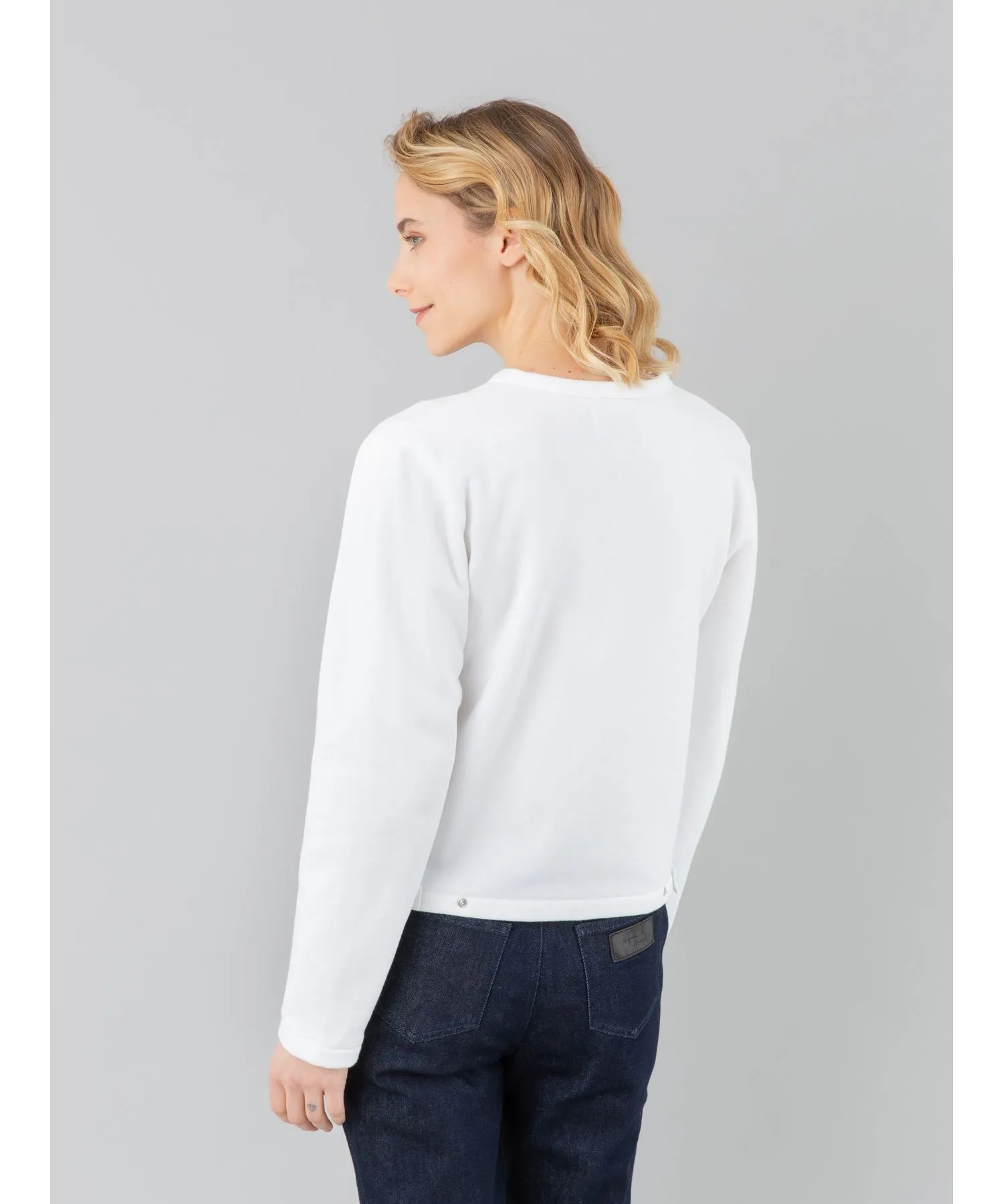 Agnes b  |Casual Style Long Sleeves Plain Cardigans