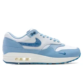 Air Max 1 PRM Blueprint - White/Dark Marina Blue/Leche Blue