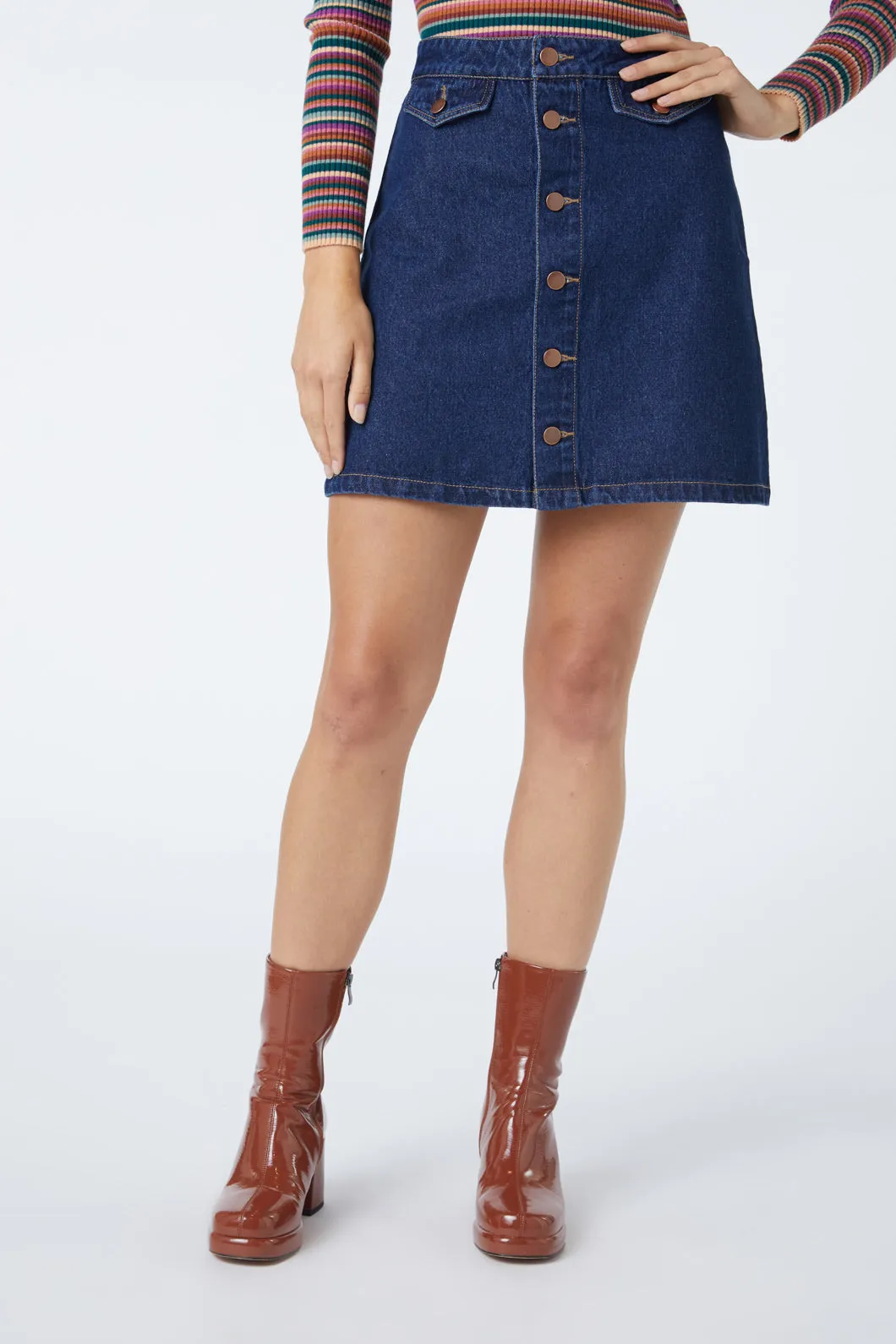 April Denim Skirt