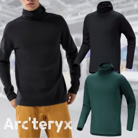 ARC'TERYX  |Crew Neck Wool Long Sleeves Plain Outdoor Tops