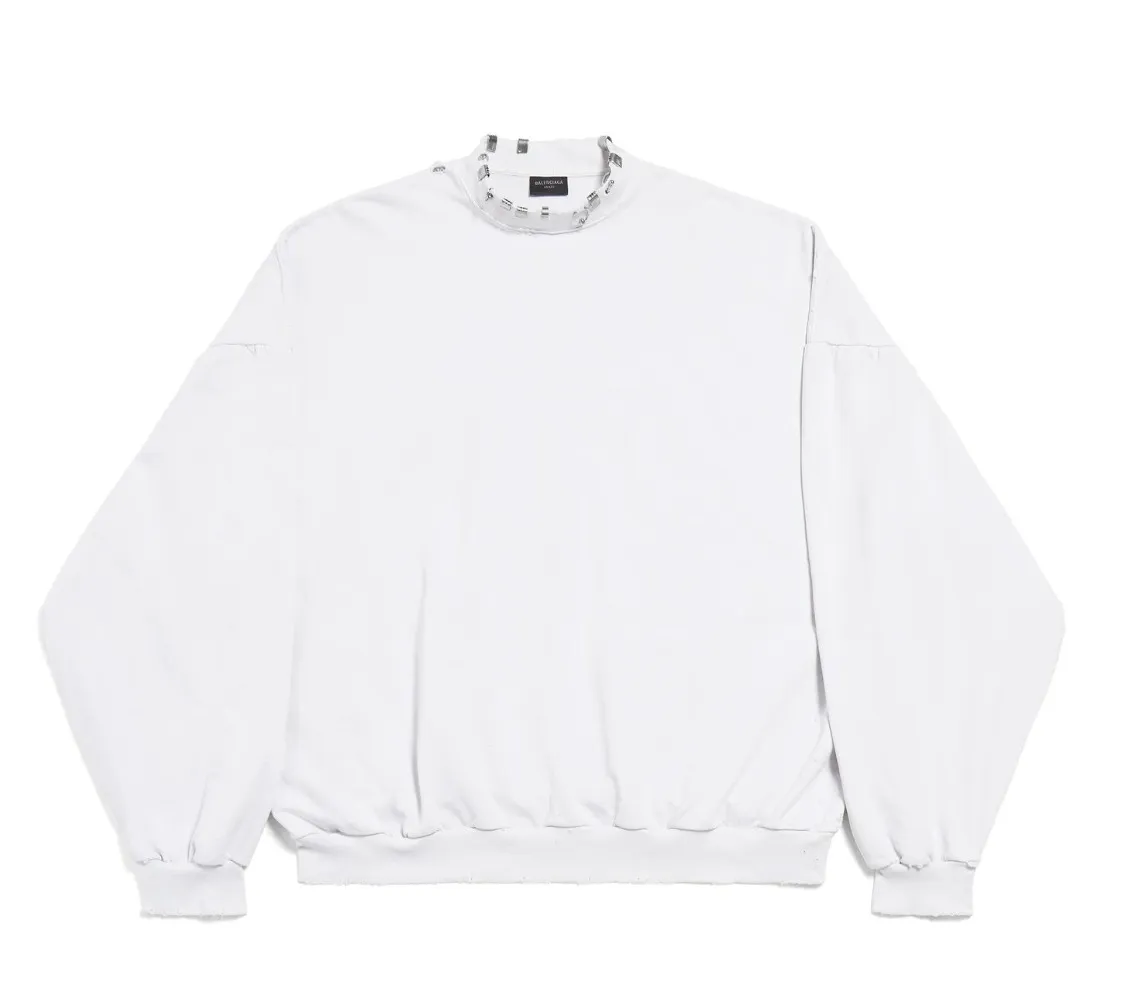 BALENCIAGA  |Crew Neck Pullovers Unisex Street Style Long Sleeves Plain