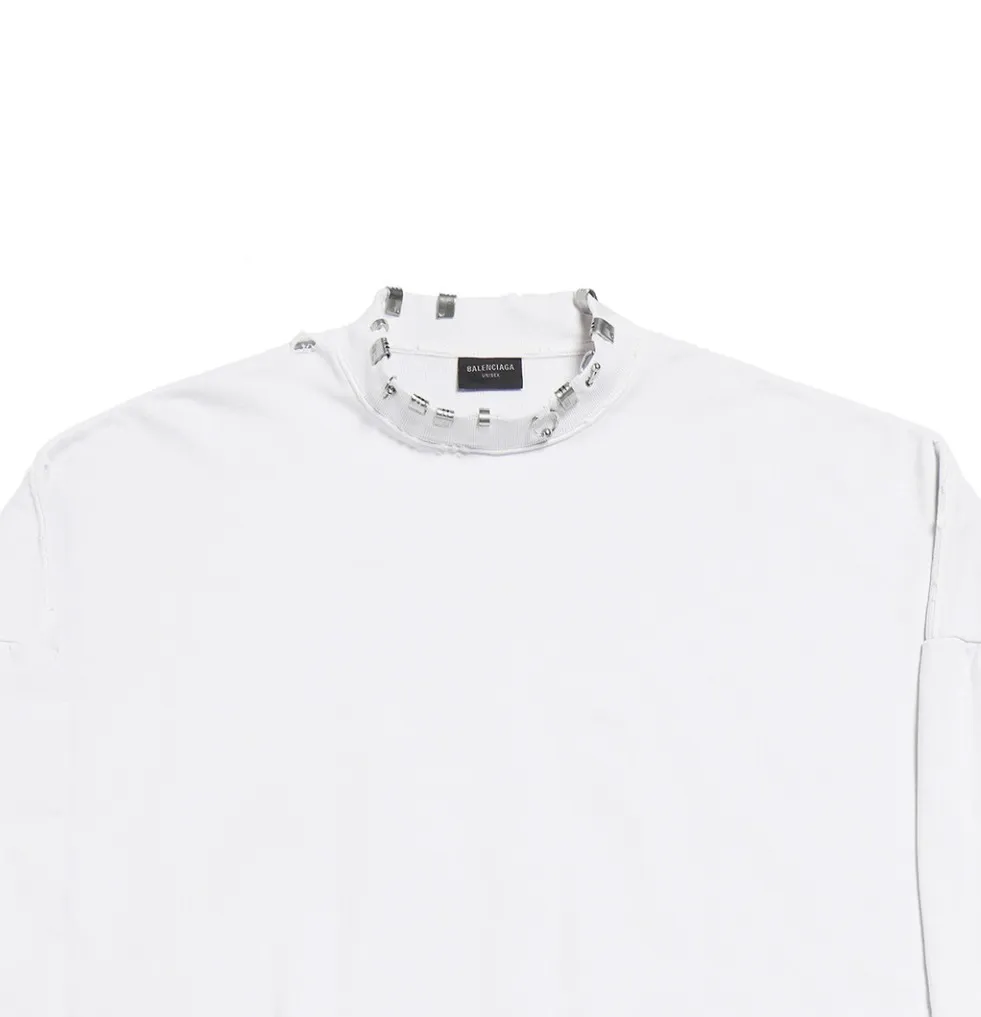 BALENCIAGA  |Crew Neck Pullovers Unisex Street Style Long Sleeves Plain