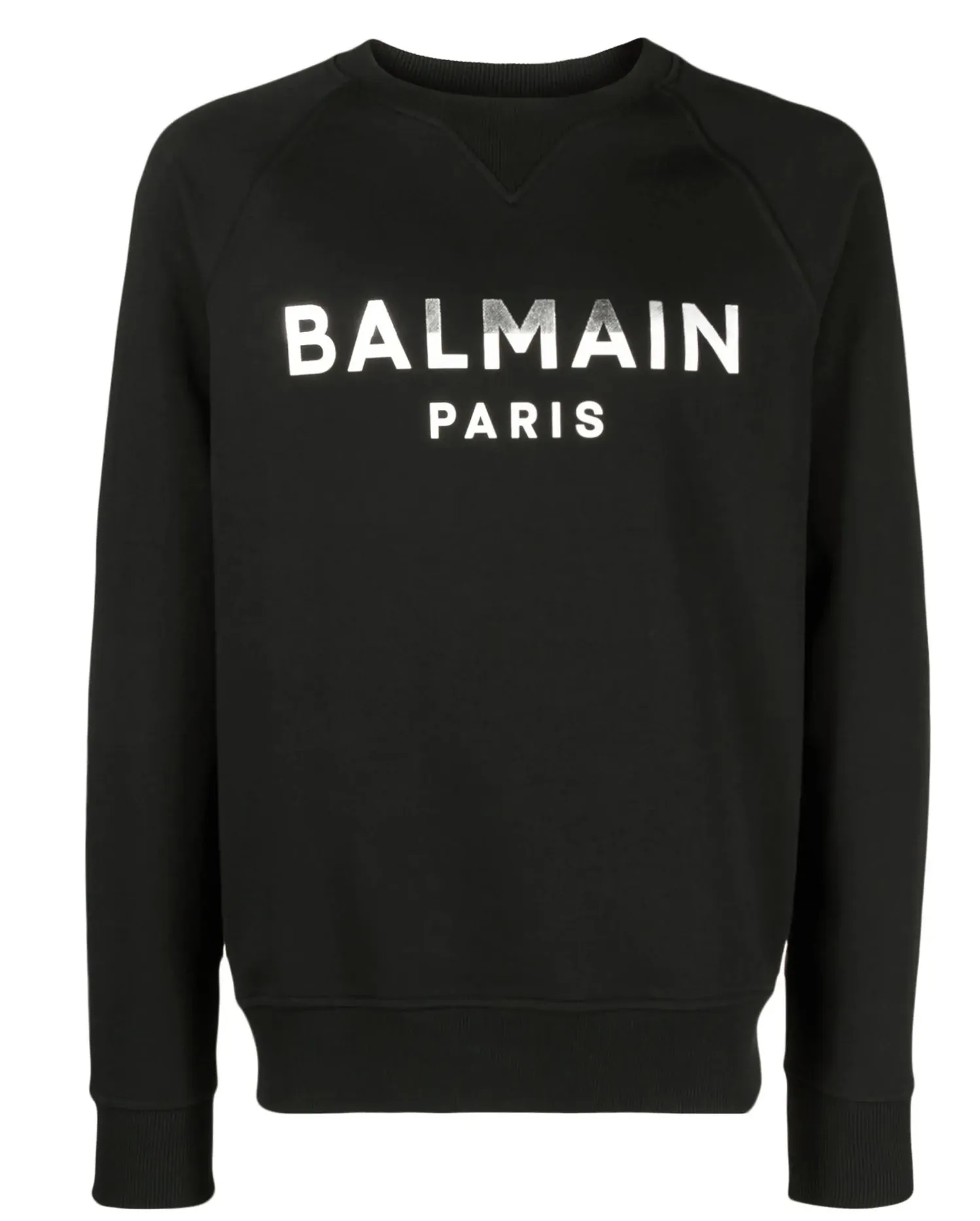 BALMAIN  |Crew Neck Long Sleeves Cotton Logo Luxury Sweatshirts