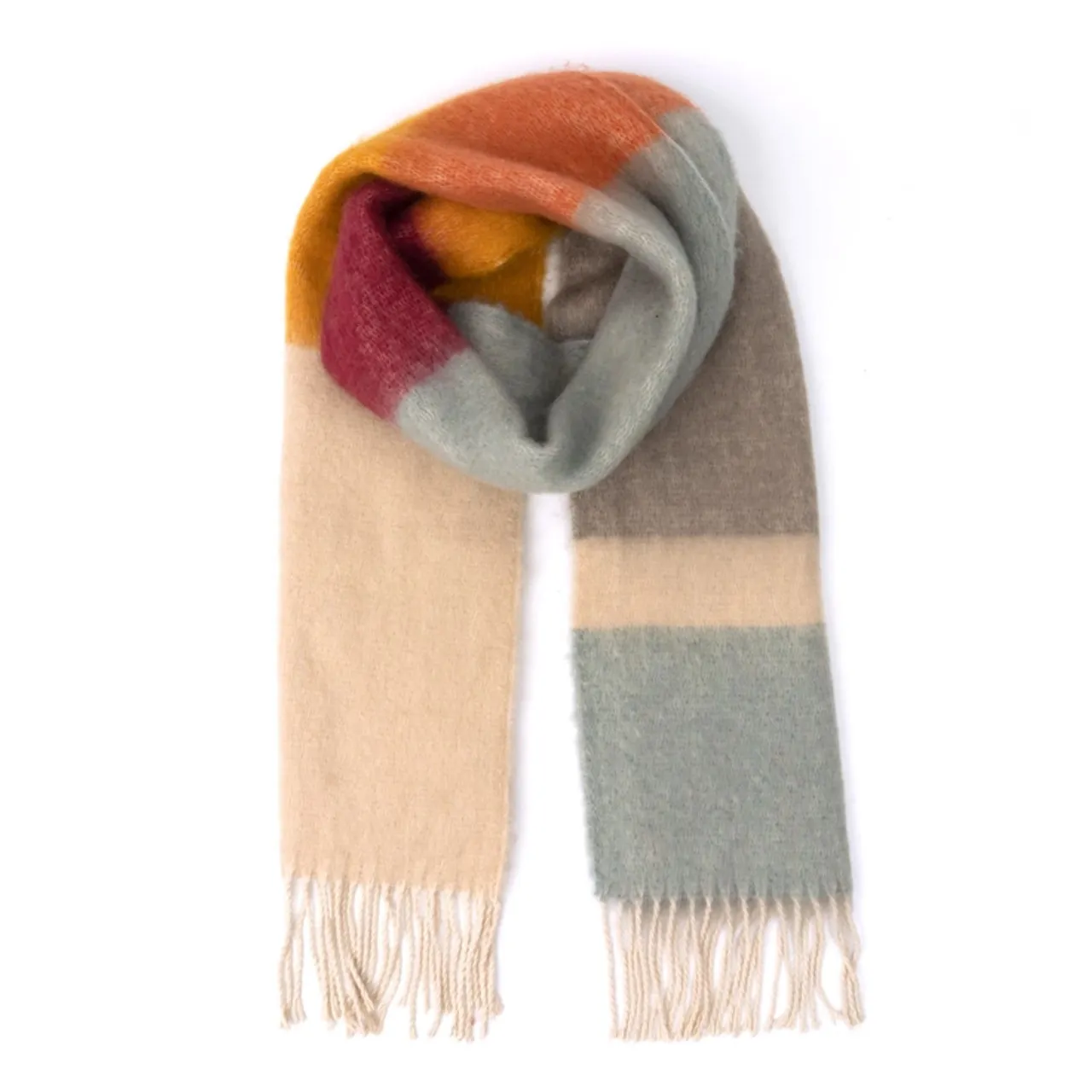 Barcelona Blanket Scarf - Ivory