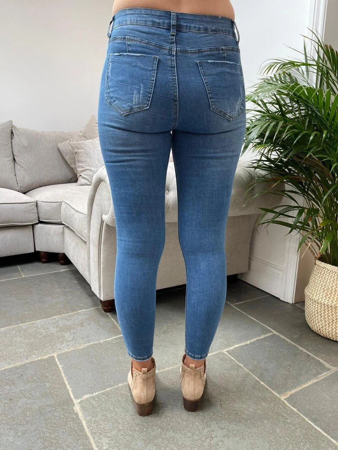 Basic Ankle Grazer Skinny Jeans