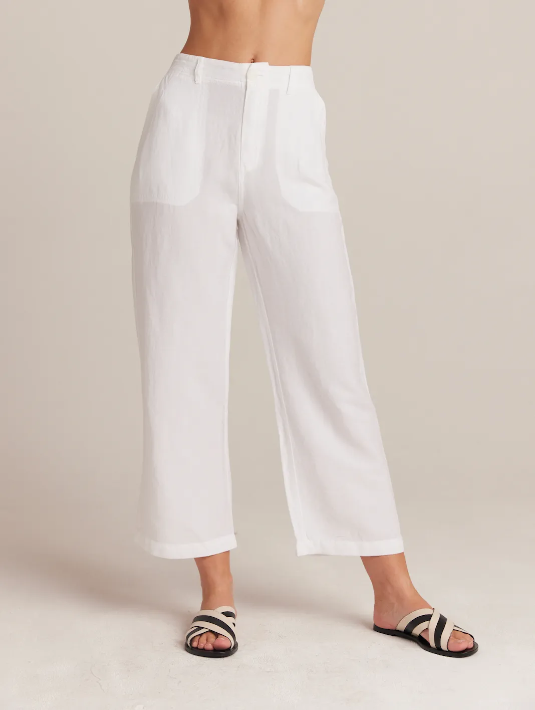 BELLA DAHL BLAKELY UTILITY WIDE LEG CROP