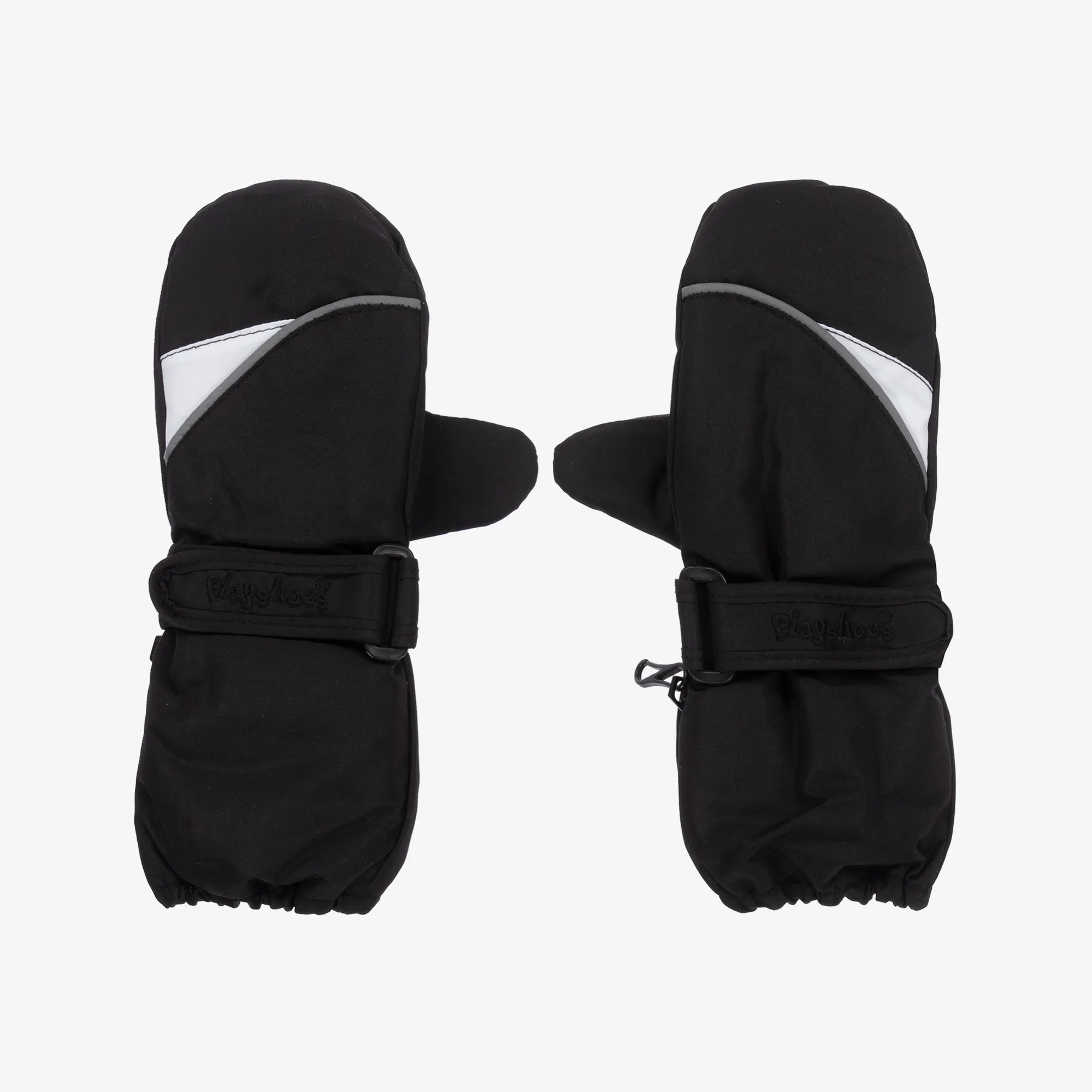 Black Ski Mittens