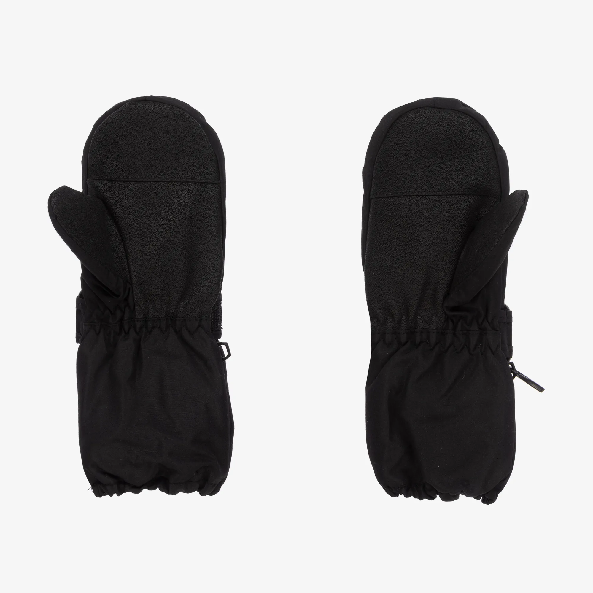 Black Ski Mittens