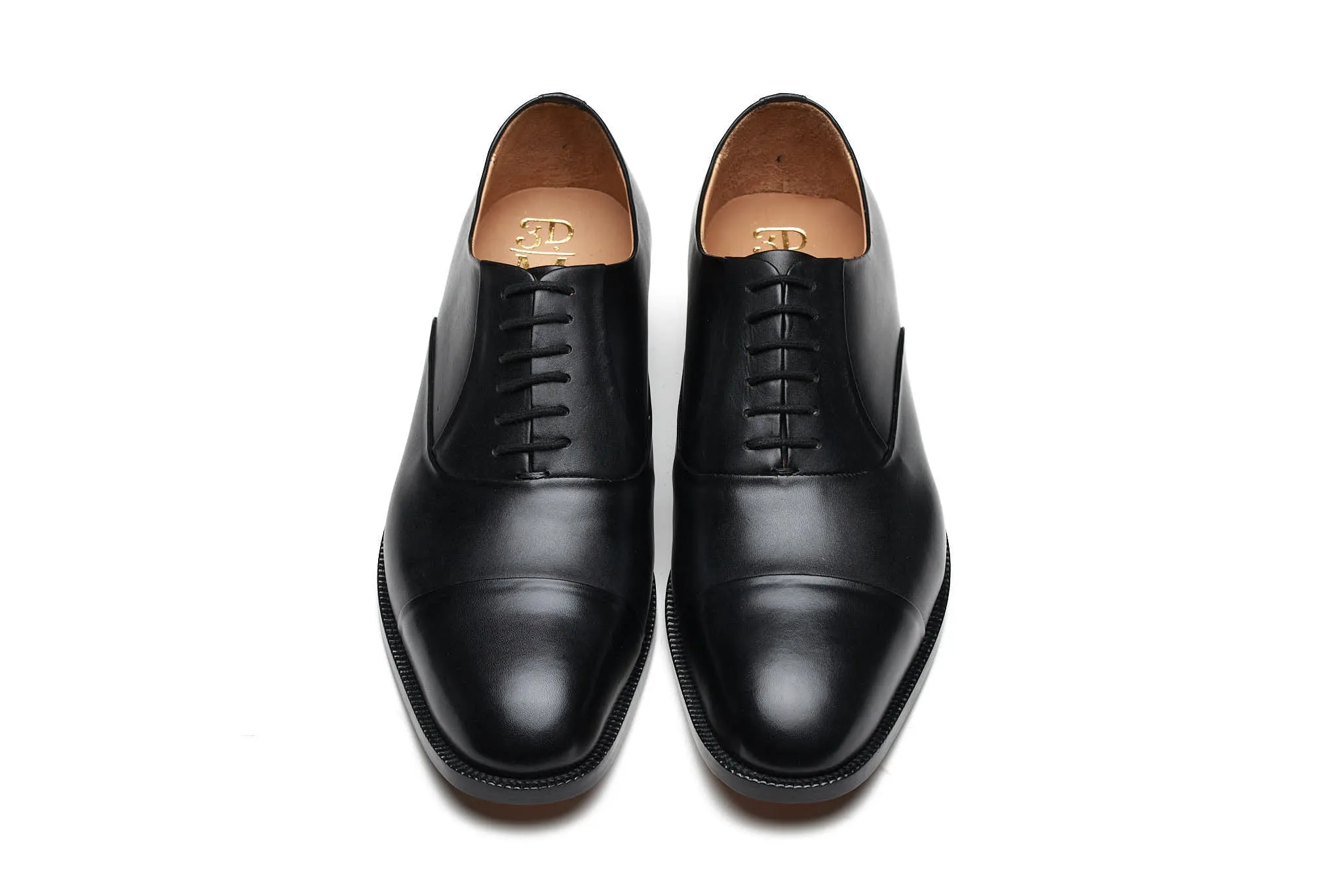 Blind Stitch Captoe Oxford - Black