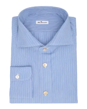 Blue and White Micro Stripe Sportshirt