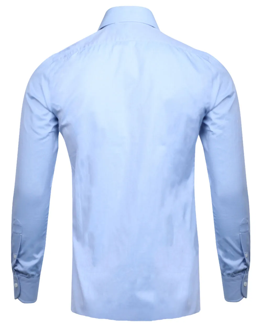 Blue Cotton Dress Shirt