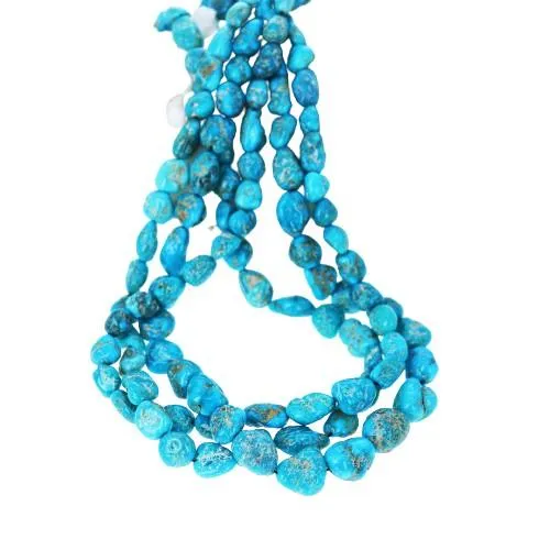 Blue Ridge Orvil Jack Turquoise Beads Potato Shape 5-12mm