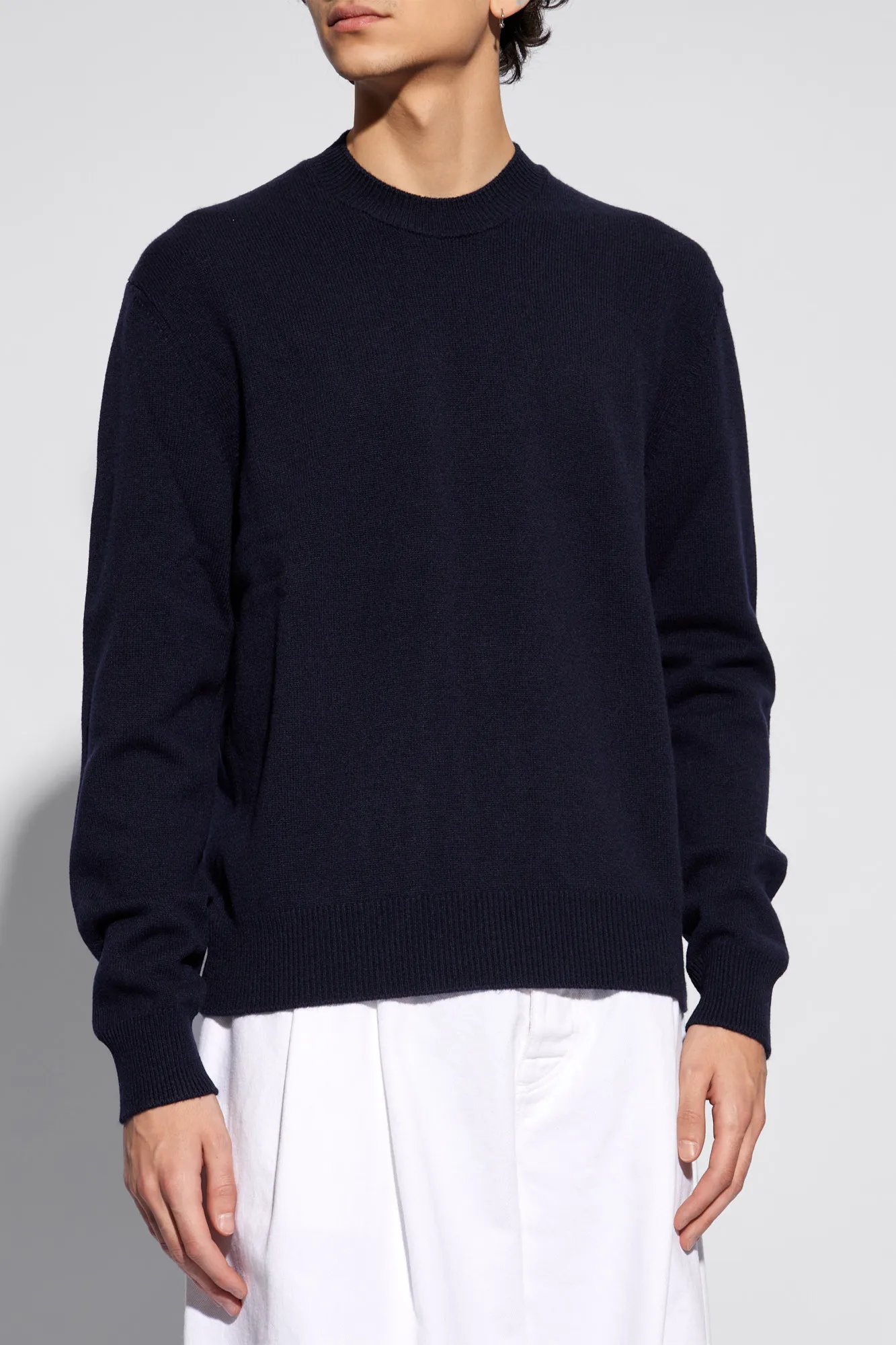 BOTTEGA VENETA  |Crew Neck Cashmere Long Sleeves Plain Sweaters