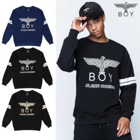 BOY LONDON  |Crew Neck Pullovers Unisex Sweat Street Style Long Sleeves