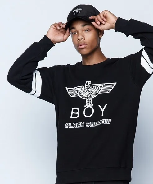 BOY LONDON  |Crew Neck Pullovers Unisex Sweat Street Style Long Sleeves