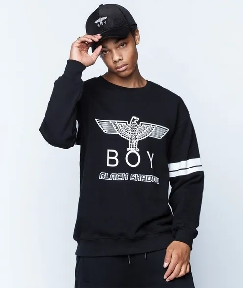 BOY LONDON  |Crew Neck Pullovers Unisex Sweat Street Style Long Sleeves