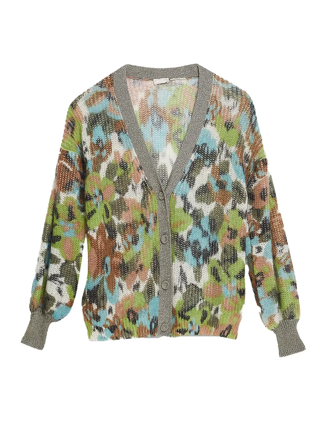 Cardigan Liu Jo donna WF2275MA21E camouflage AI22