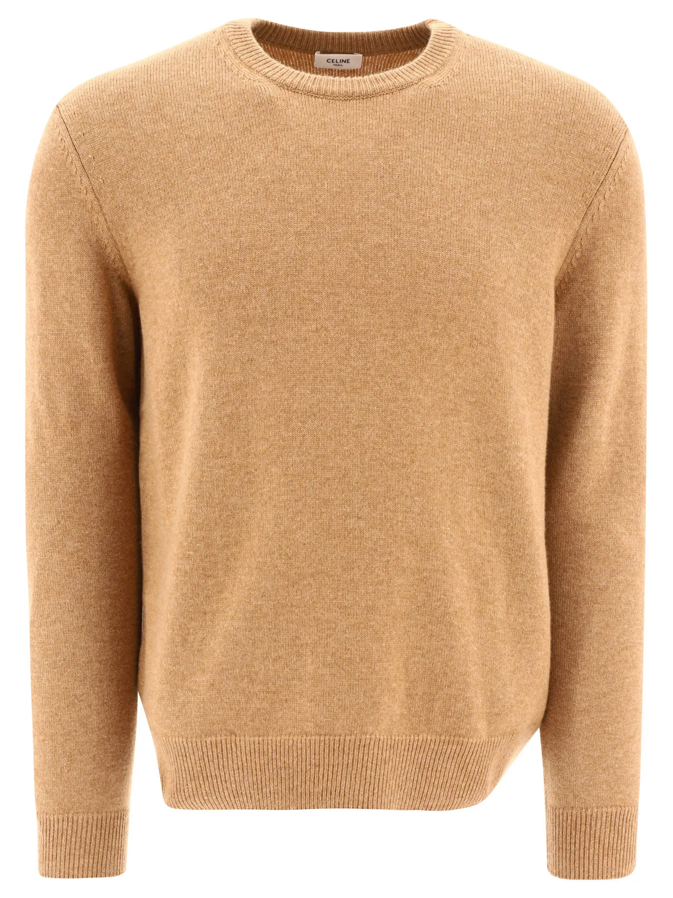 CELINE  |Crew Neck Cashmere Long Sleeves Plain Luxury Sweaters