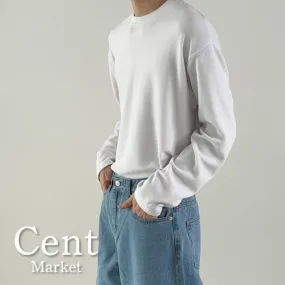 Cent  |Crew Neck Pullovers Unisex Street Style U-Neck Long Sleeves