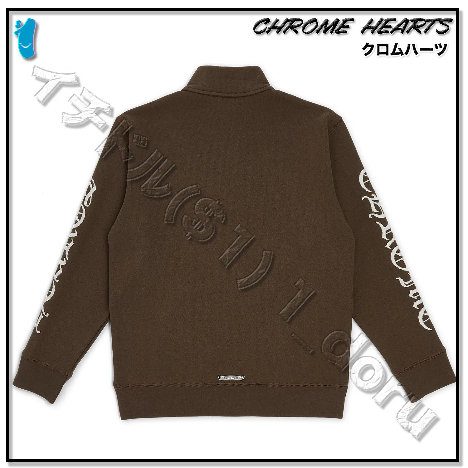 CHROME HEARTS  |Unisex Street Style Long Sleeves Logo Sweatshirts