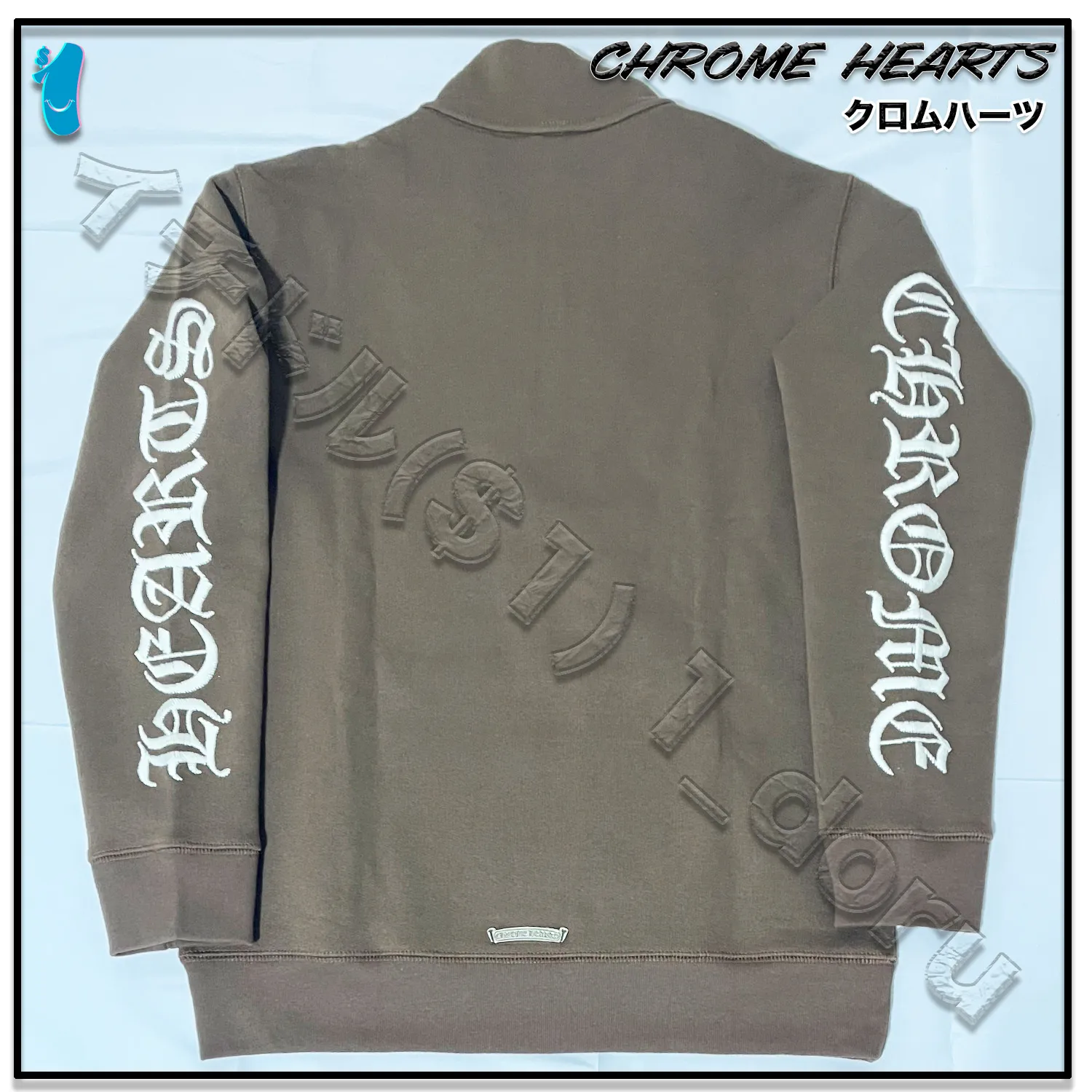 CHROME HEARTS  |Unisex Street Style Long Sleeves Logo Sweatshirts