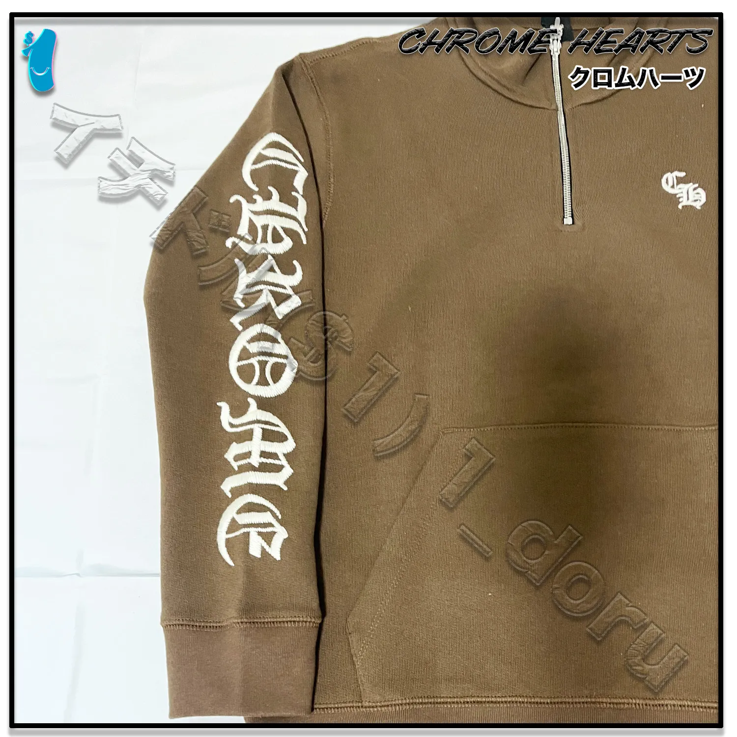 CHROME HEARTS  |Unisex Street Style Long Sleeves Logo Sweatshirts