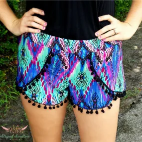 Coachella Shorts Pattern Women XS-XXL