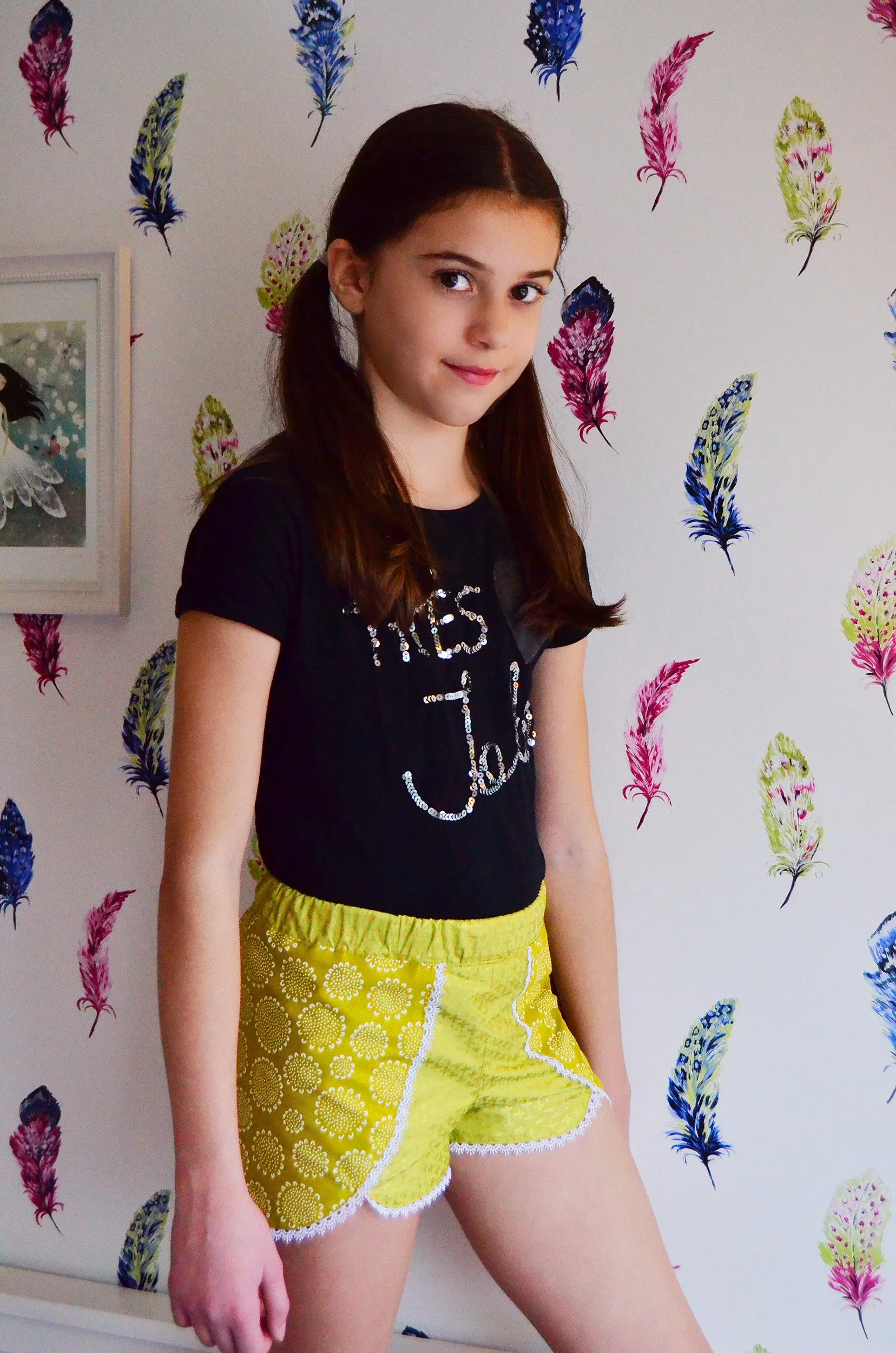 Coachella Shorts PDF Pattern 6m-14yrs