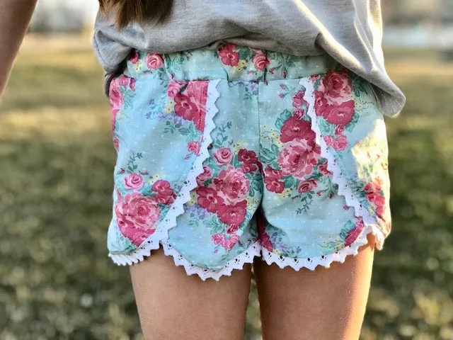 Coachella Shorts PDF Pattern 6m-14yrs