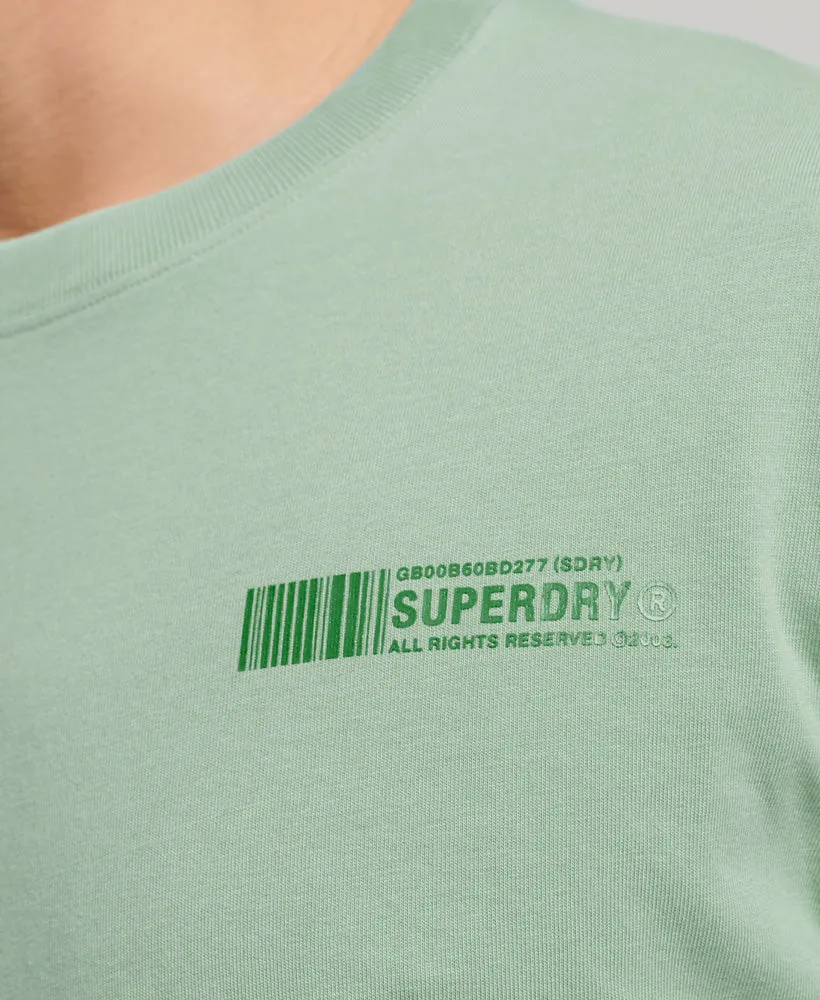 Code Stacked Logo T-Shirt | Granite Green