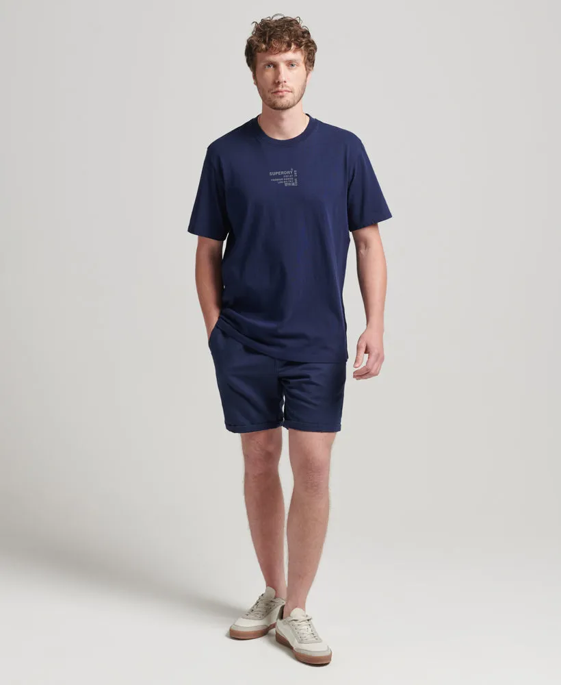 Code Stacked Logo T-Shirt | Rich Navy