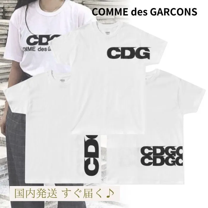 COMME des GARCONS  |Crew Neck Pullovers Unisex Street Style Plain Cotton