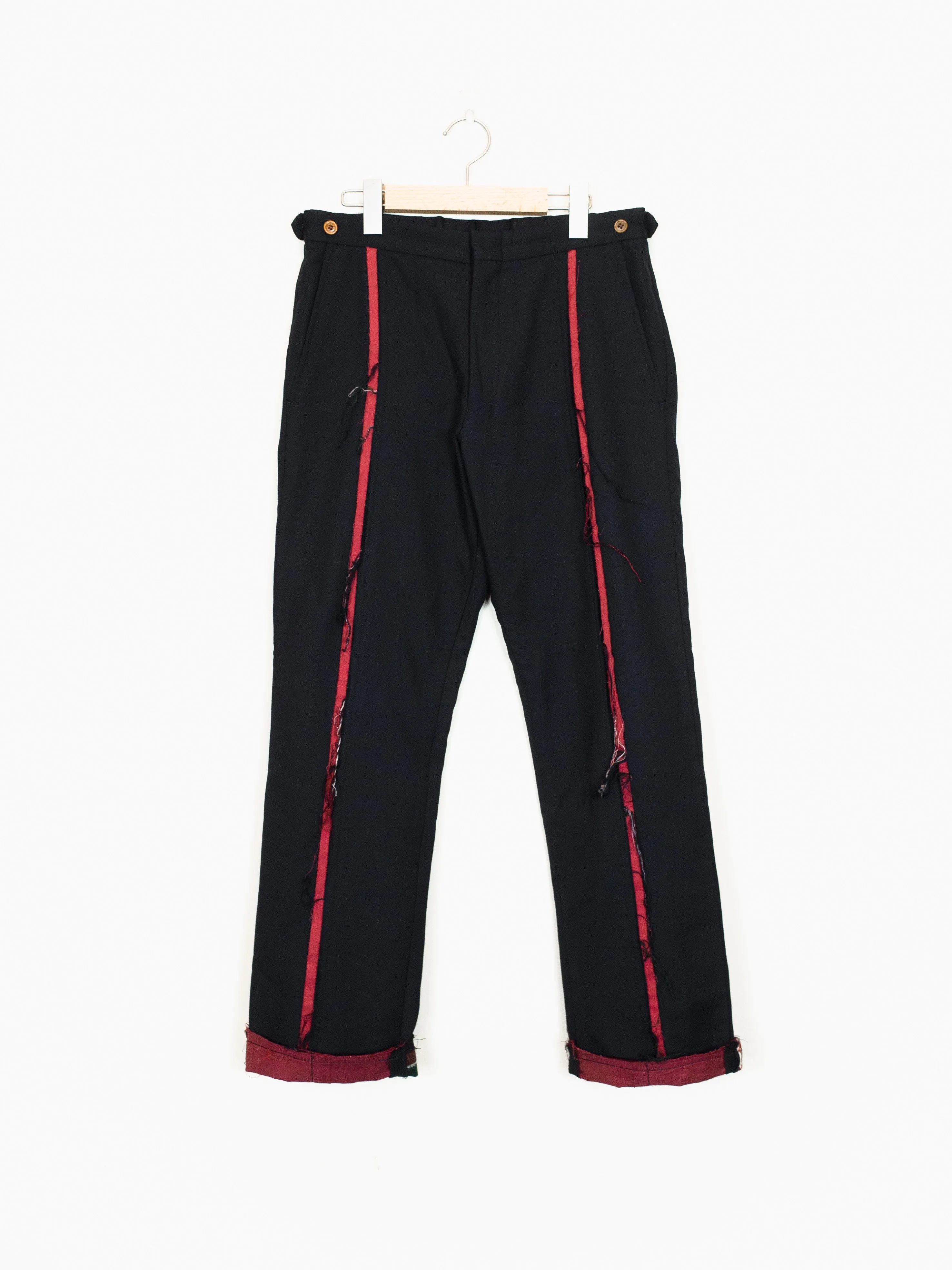 Comme des Garons Homme Plus AW02 Raw Front Stripe Trousers