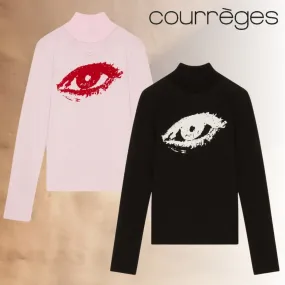 Courreges  |Casual Style Street Style Long Sleeves Plain Office Style