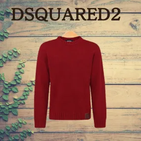 D SQUARED2  |Cashmere Long Sleeves Luxury Sweaters