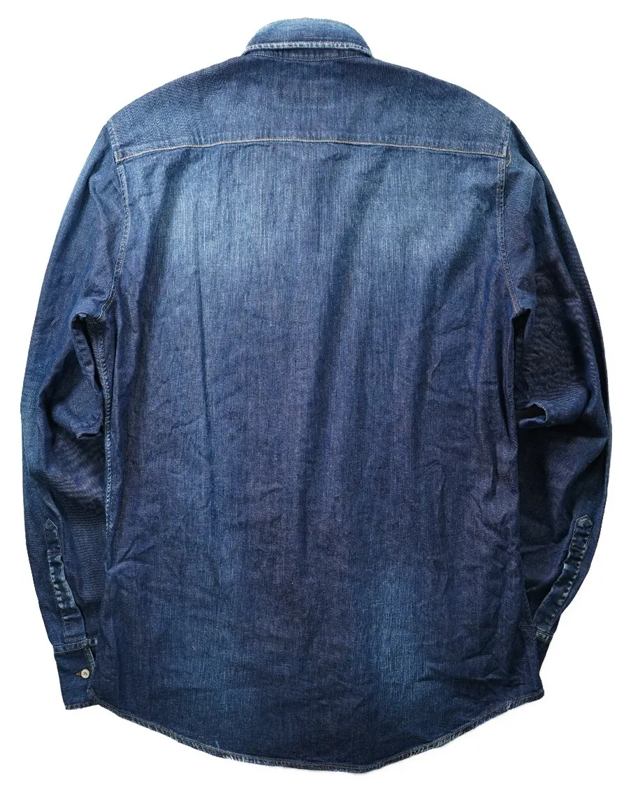 D SQUARED2  |Denim Long Sleeves Cotton Luxury Shirts