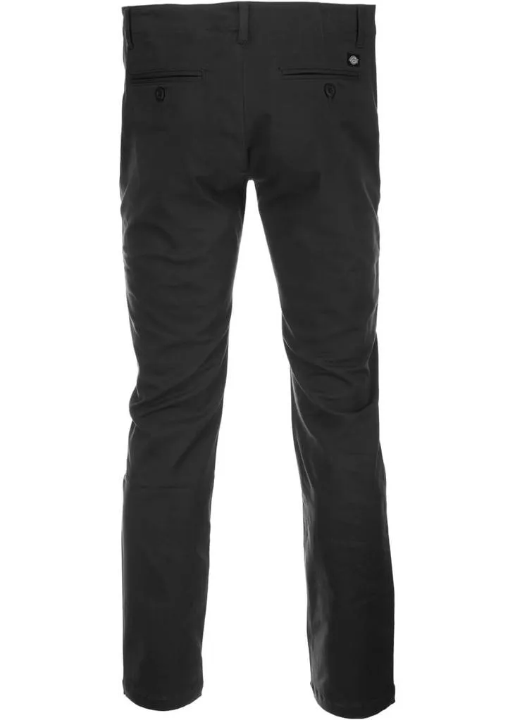 Dickies Men's Kerman Skinny Fit Chino Pants Black