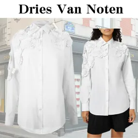 Dries Van Noten  |Long Sleeves Plain Shirts & Blouses