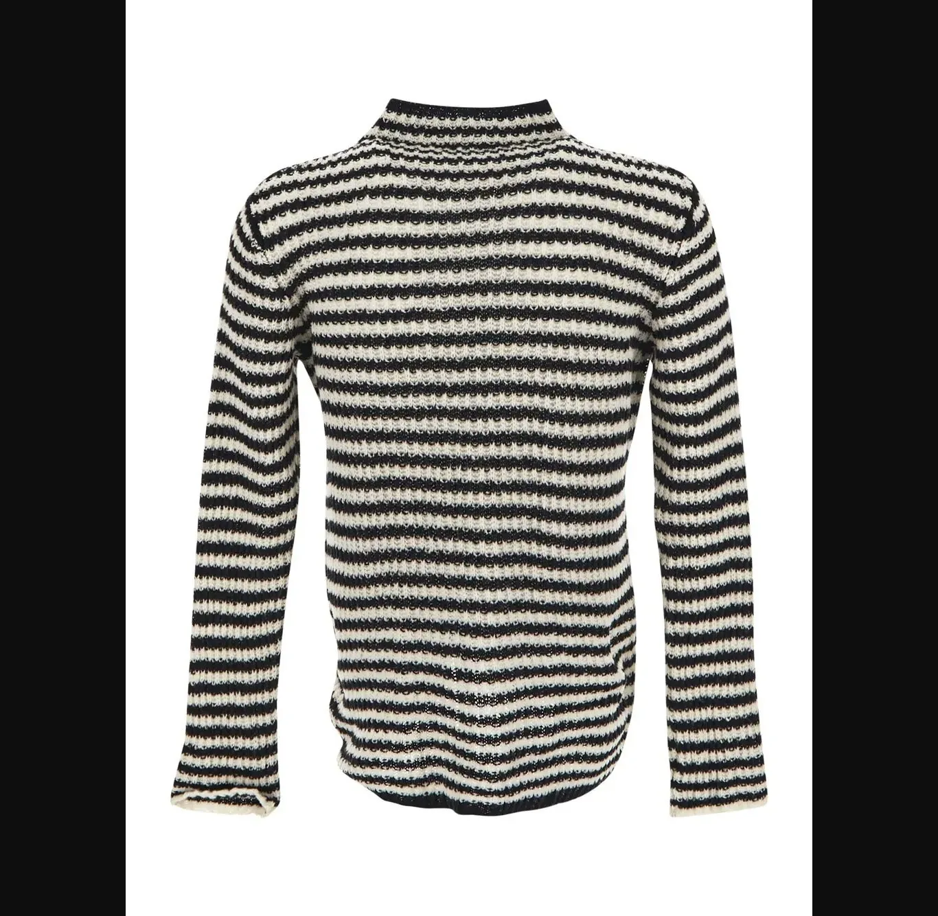 Dries Van Noten  |Stripes Wool Cashmere Long Sleeves Designers Sweaters