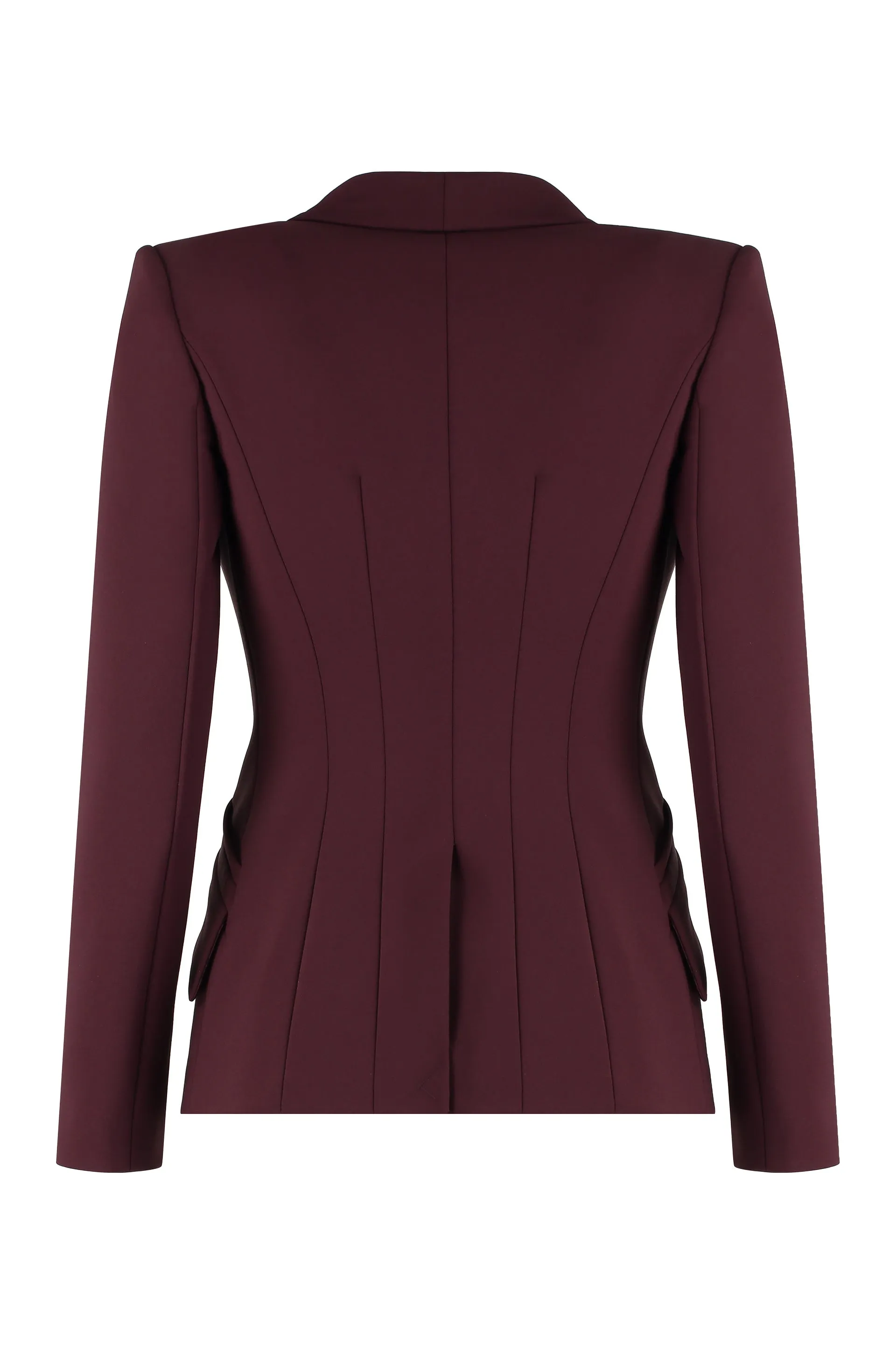 ELISABETTA FRANCHI Chic Two-Piece Suit: Double-Breasted Jacket & Wide-Leg Trousers