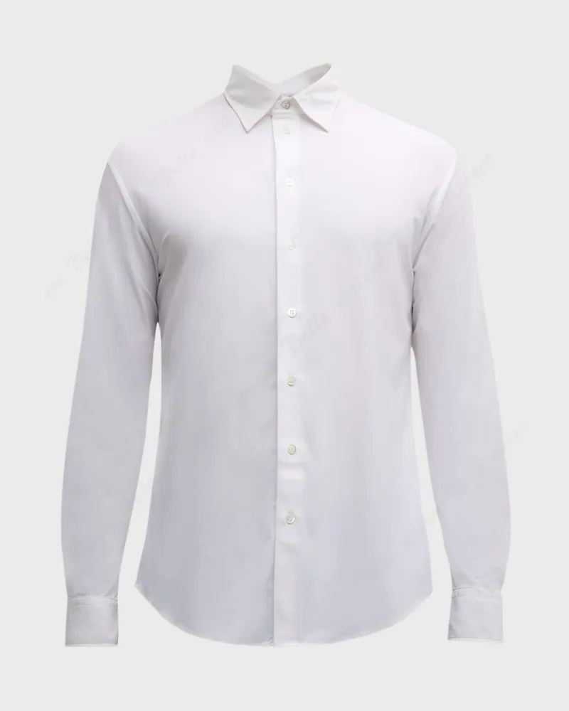 EMPORIO ARMANI  |Nylon Long Sleeves Plain Shirts